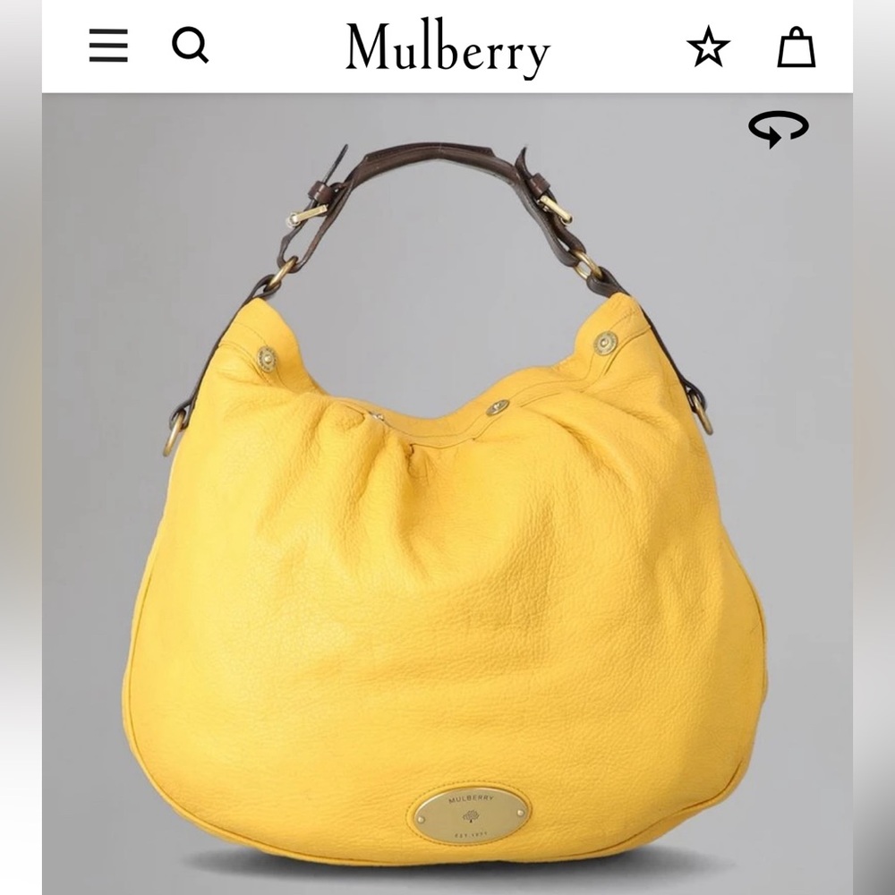 MULBERRY Mitzi Hobo Somerset pebbled leather bag